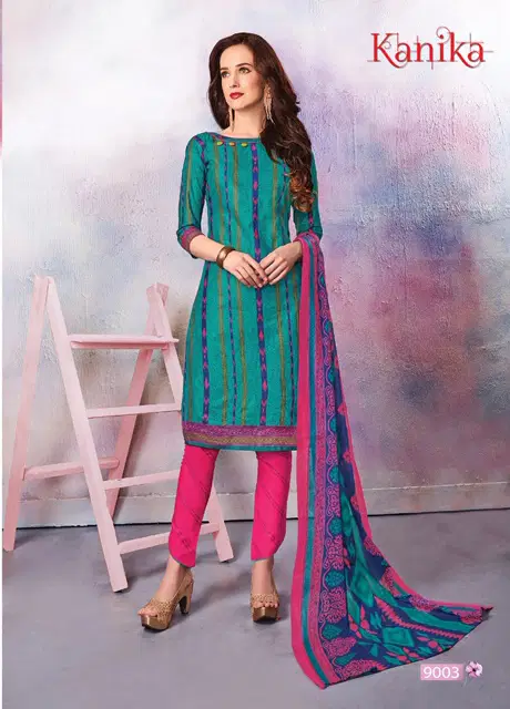 Ganesha Kanika 9 Latest Designer Daily Wear Pure Cotton Dress Material 