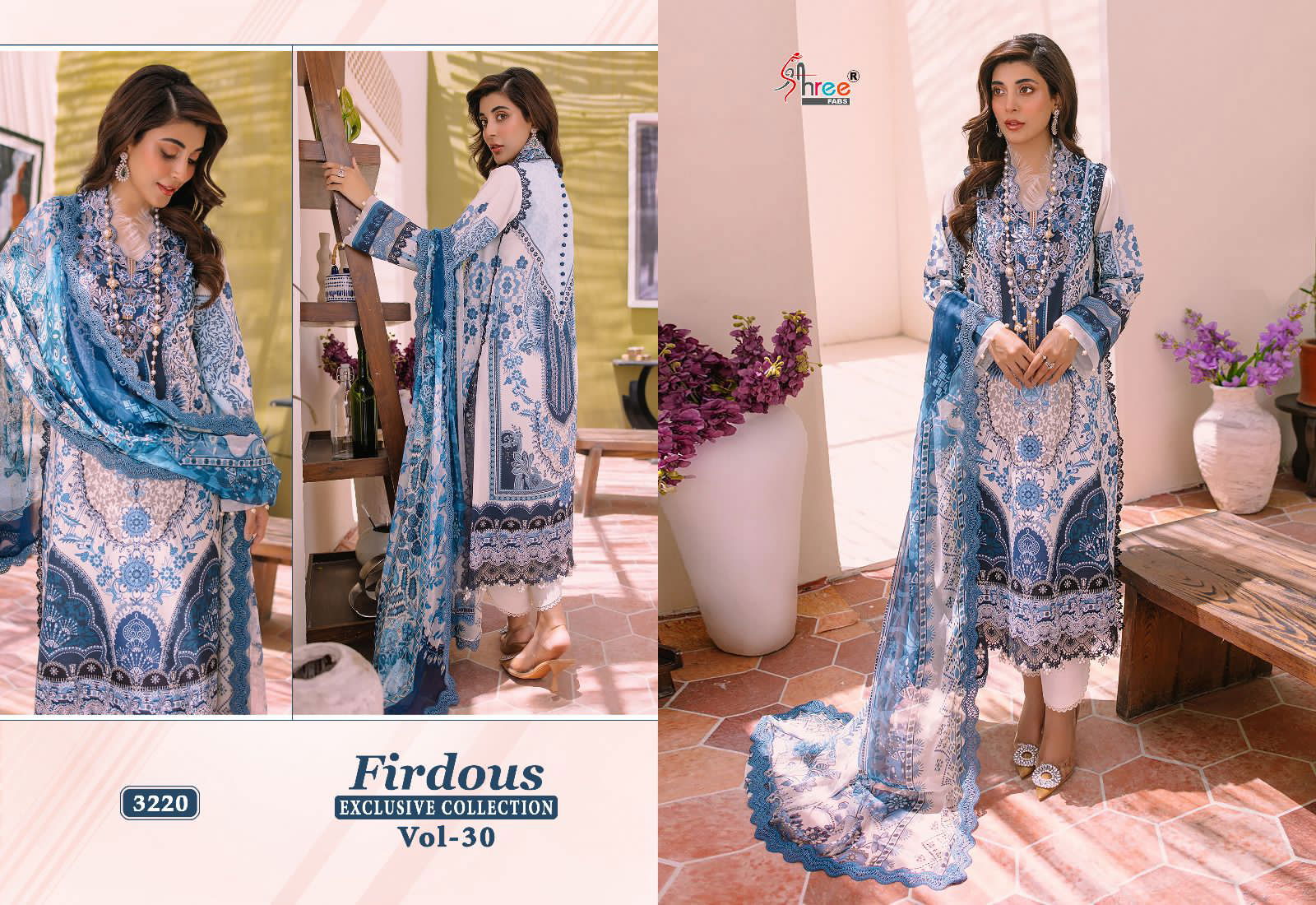 Firdous Exclusive Collection Vol 30 By Shree Fabs Pakistani Suit Catalog