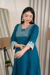 Naisha K 288 Real Mirror And Embroidered Festive Wear Kurta With Bottom Wholesalers In Delhi