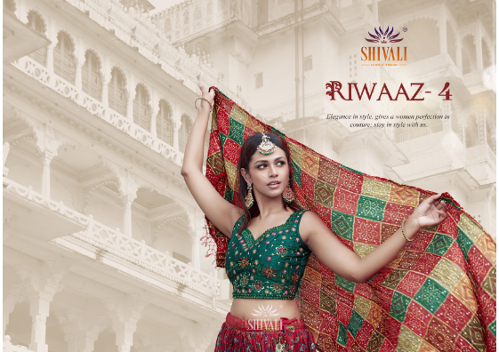 Shivali Riwaaz Vol 4 Fancy Festive Look Designer Lehenga Choli Catalog