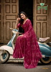Durga By Sanskar Tex Prints Unique Georgette Saree For Womens Wholesalers In Delhi