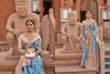 Rang Manch By Rewaa Organza Printed Occasion Wear Saree Orders In India