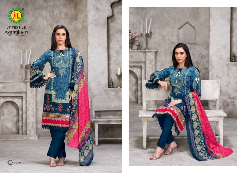 Jt Avantika Vol 27 Cotton Printed Dress Material Wholesale Shop In Surat
