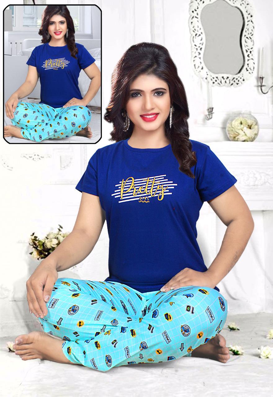 Trendy 5023 Hosiery Cotton Latest Collection Of Night Wear 
