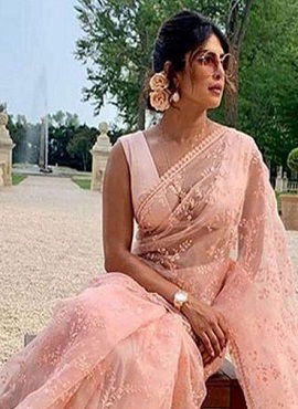 DF 4023 Fancy New Look Soft Net Full Work Party Wear Saree Collection 