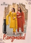 Rangmahal By Mittoo Viscose Thread Handwork Kurti With Bottom Dupatta Exporters In India
