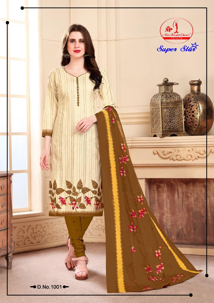 SUPAR STAR Vol 1 Pure Printed Cotton Designer Daily Wear Salwar Suit Collections