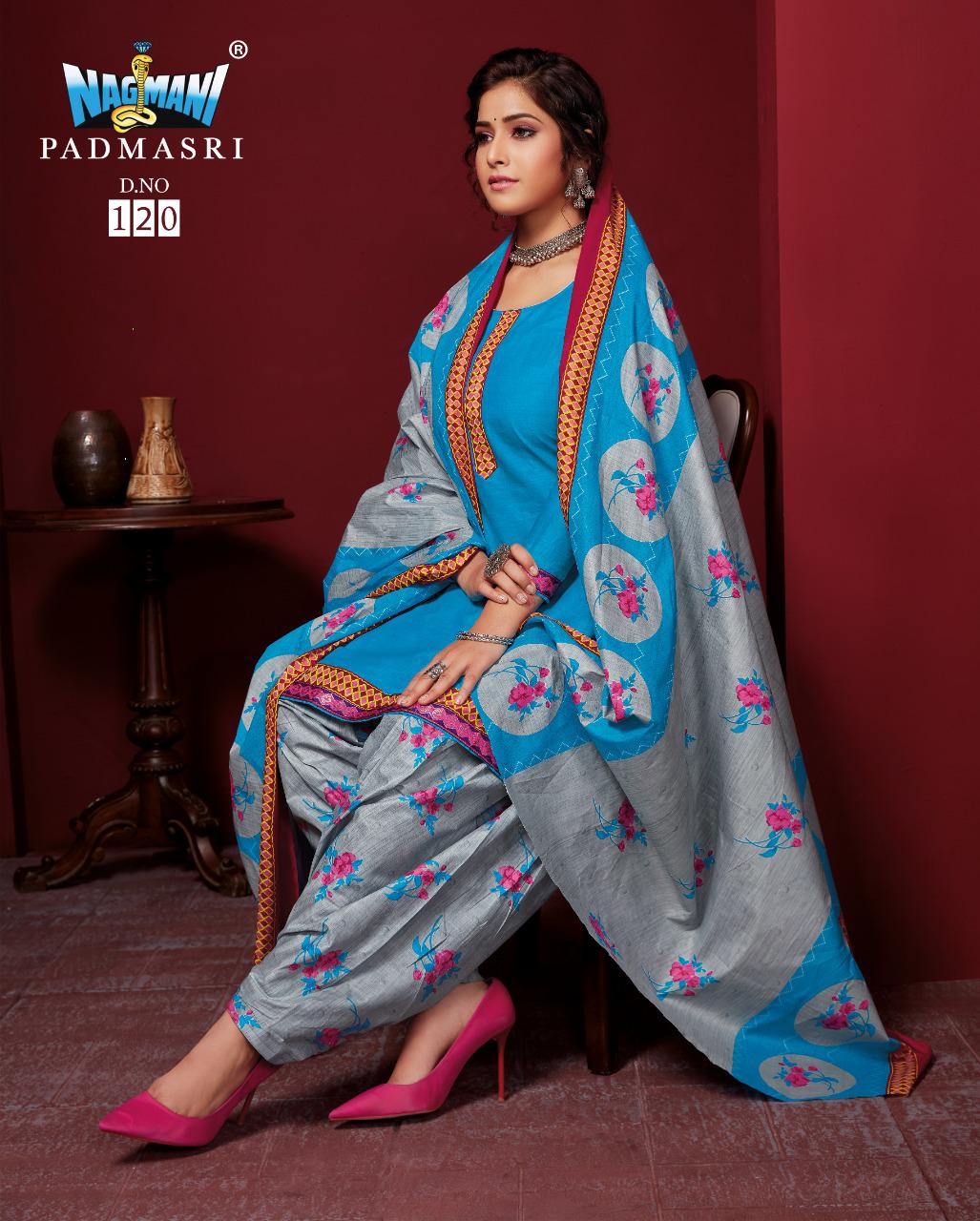 Nagmani Padmashri 11 Latest fancy Regular Casual Wear Printed Cotton Salwar Suit Collection