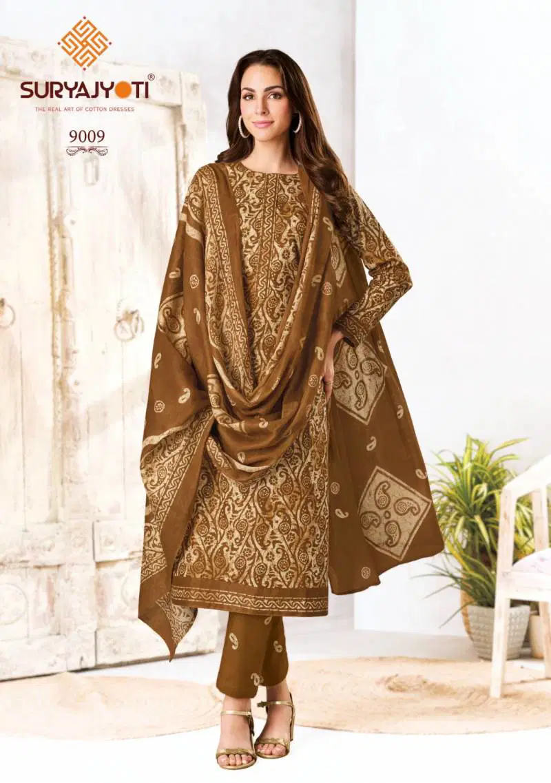 Pehnava Vol 9 By Suryajyoti Cambric Cotton Readymade Suits Orders In India