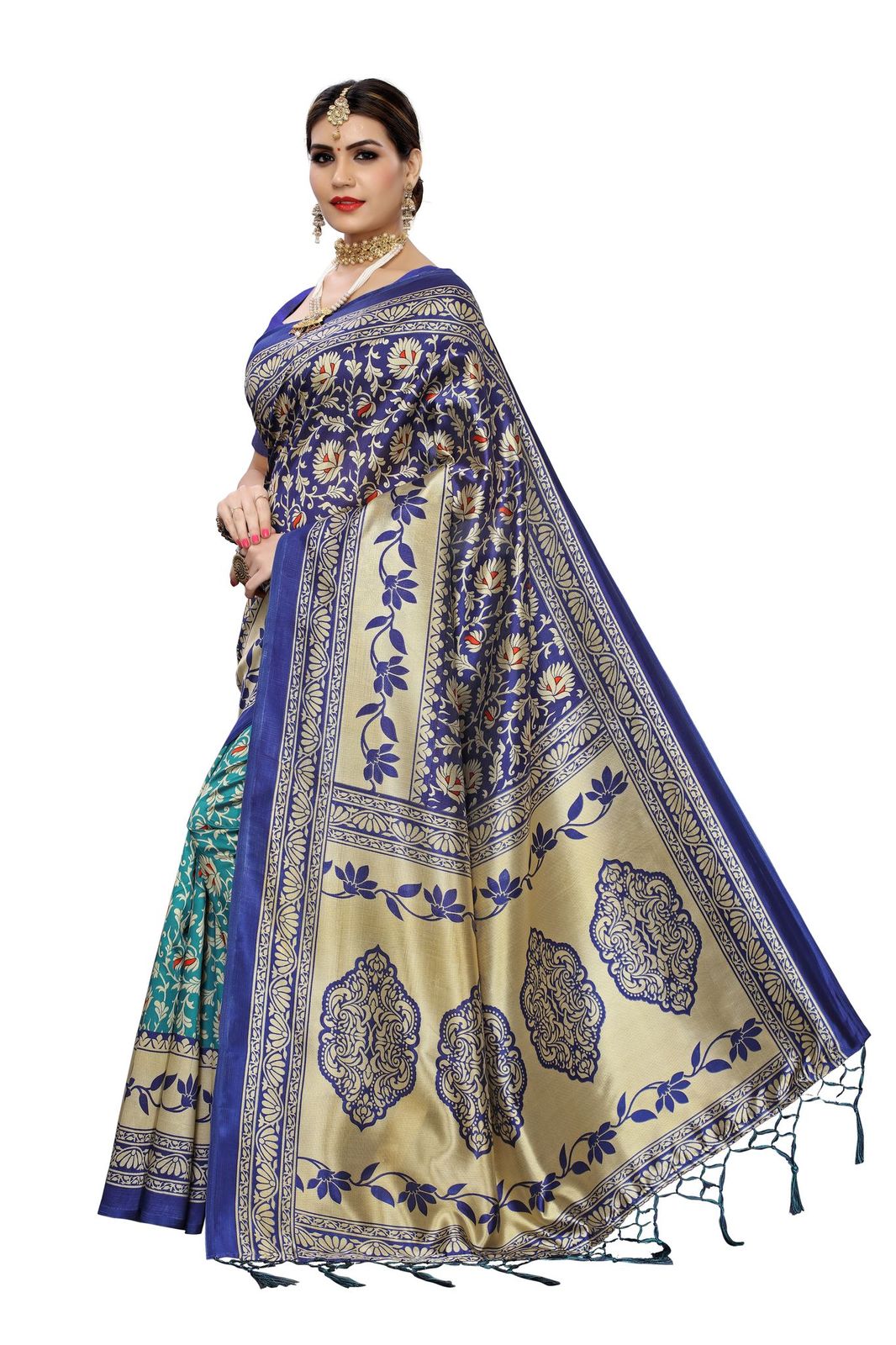 Sf 233 Latest Designer Fancy Casual Wear Printed Art Silk Sarees Collection
