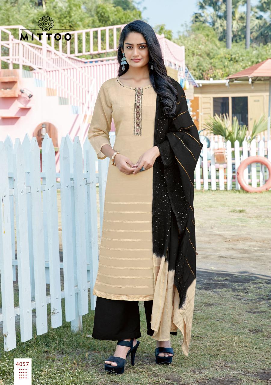MITTOO MANOHARI VOL-3 Fancy Festive wear Heavy Designer Chanderi Jacquard  with Full Inner Readymade salwar Suit Collection