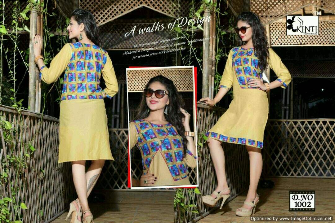 Kinti Kasturi-10 Latest Designer fancy Daily Wear Cotton Jacket Attached Kurtis Collection