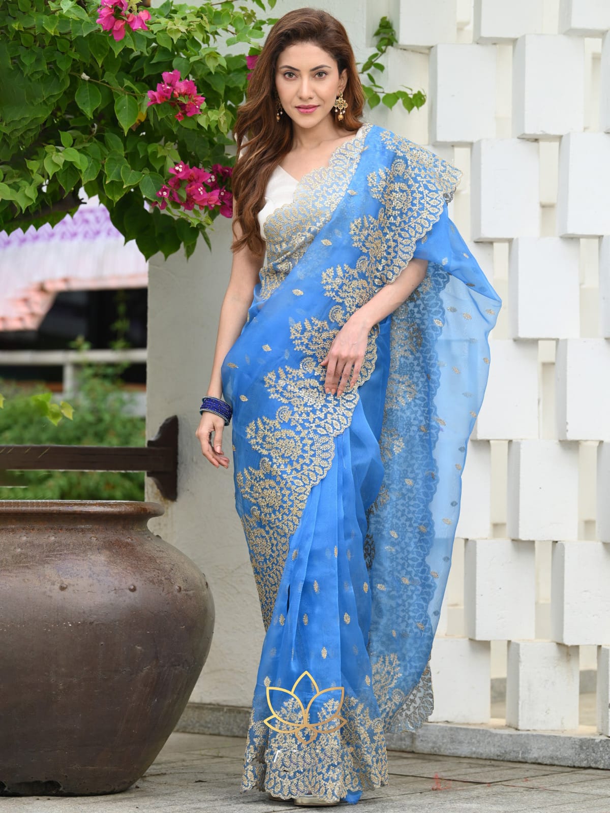 Kavita By Tc Pure Organza Heavy Embroidery Sarees Catalog