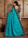 Sloka By Dhruvi Designer Vichitra Cotton Saree Wholesale In India