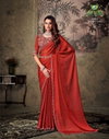 Gucci By Sanskar Chiffon Attractive Look Saree With Stitch Blouse Wholesale In India