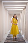 Naisha K 714 Vertican Manual Work A Line Online Kurti With Bottom Wholesale