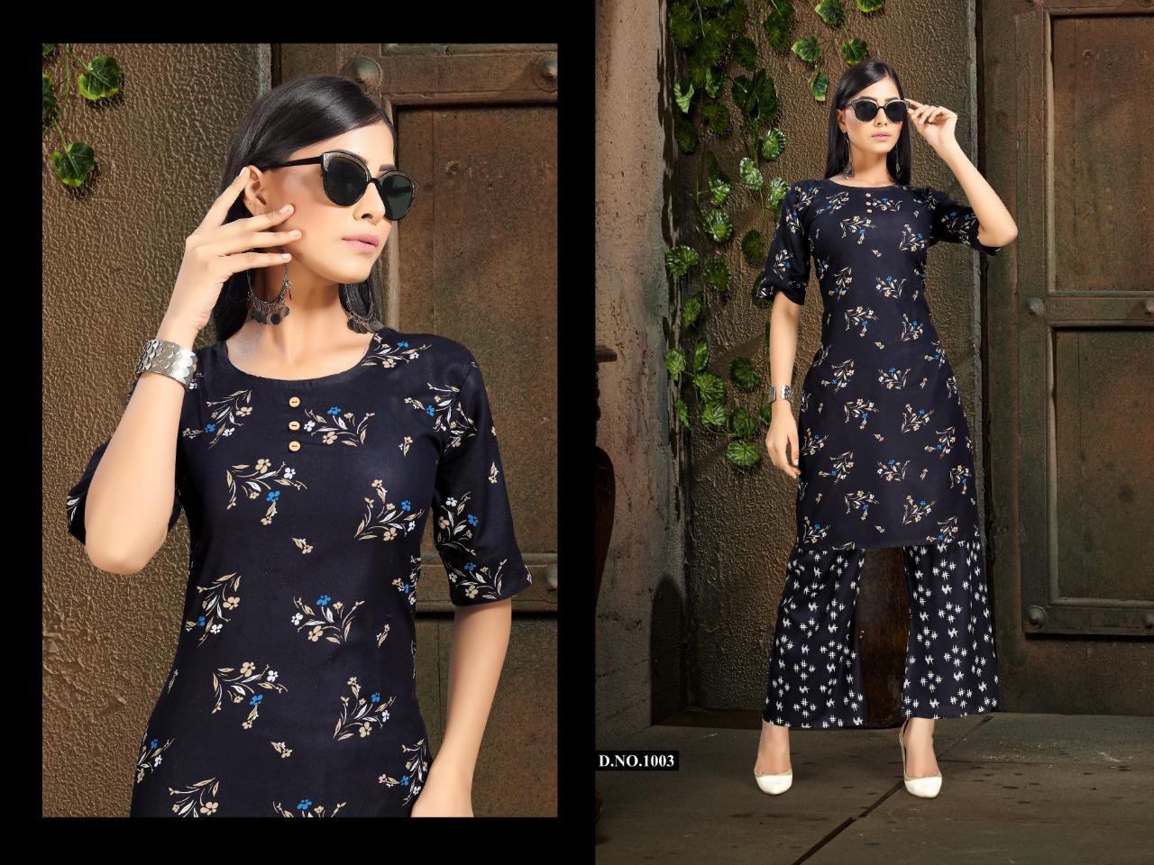 Ft Bandhni Vol 2 Latest Daily Wear Heavy Rayon Kurti With Plazzo Collection