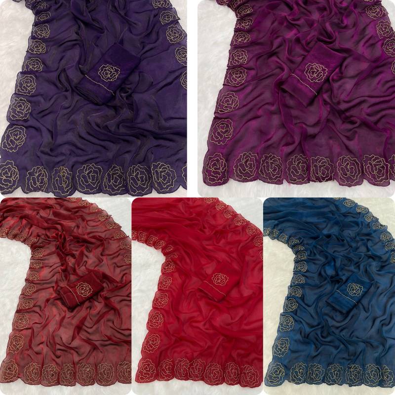 Vt 699 Stylish Party Wear Satin Silk Saree Wholesale Clothing Suppliers In India
