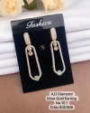 Ad Diamond Silver And Rose Gold Earrings 11 Online Wholesale