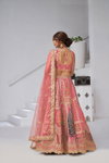Pink Colour Banarsi Silk Lahenga With Blouse And Dupatta Best Wholesale Shop In Surat Kf 2150
