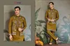 Rajwada Attire 2 by Shubhvastra Viscose Silk Mens Kurta With Koti Bottom Orders In India