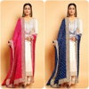 Nsr 803 Heavy Faux Georgette Embroidery Readymade Suits Wholesale Online