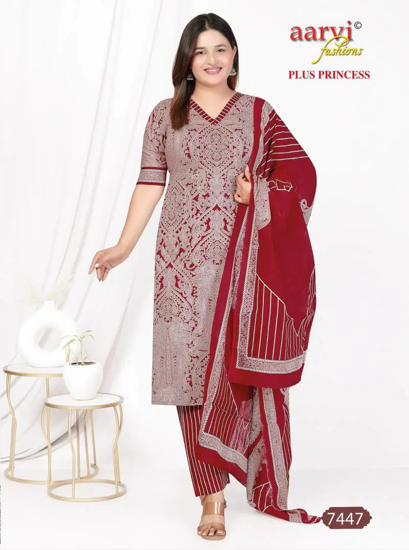 Princess Vol 4 By Aarvi Plus Readymade Cotton Kurti Sets Wholesale In India