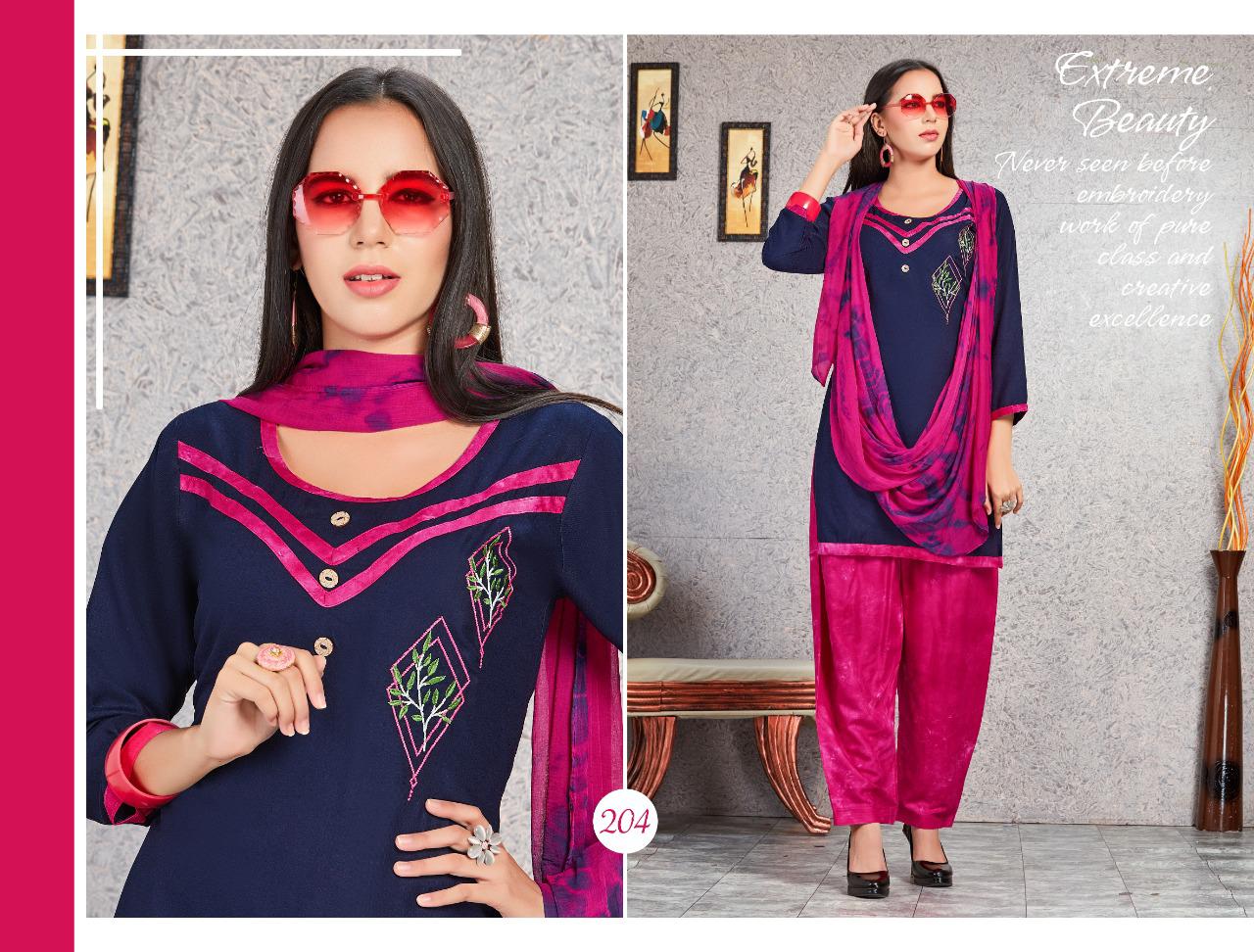 Trendy Lagan Latest Regular Wear Rayon Readymade Salwar Kameez Collection