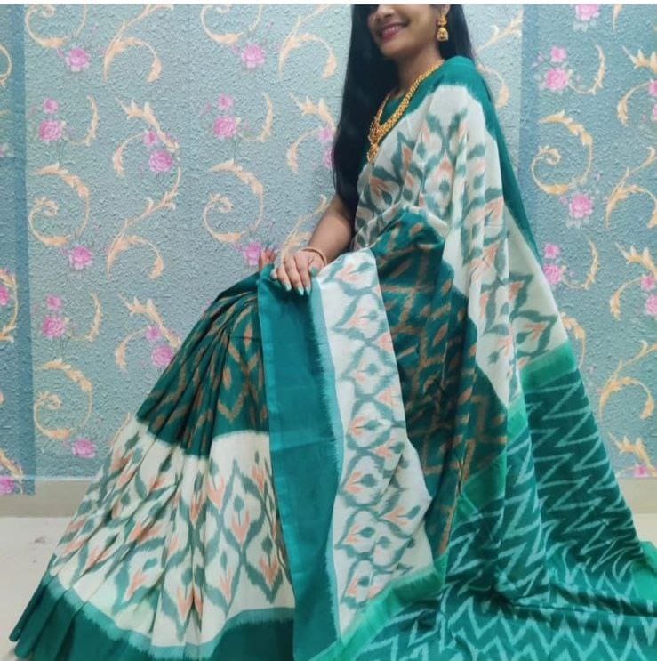 Mg 227 Plain Linen Printed Saree Catalog