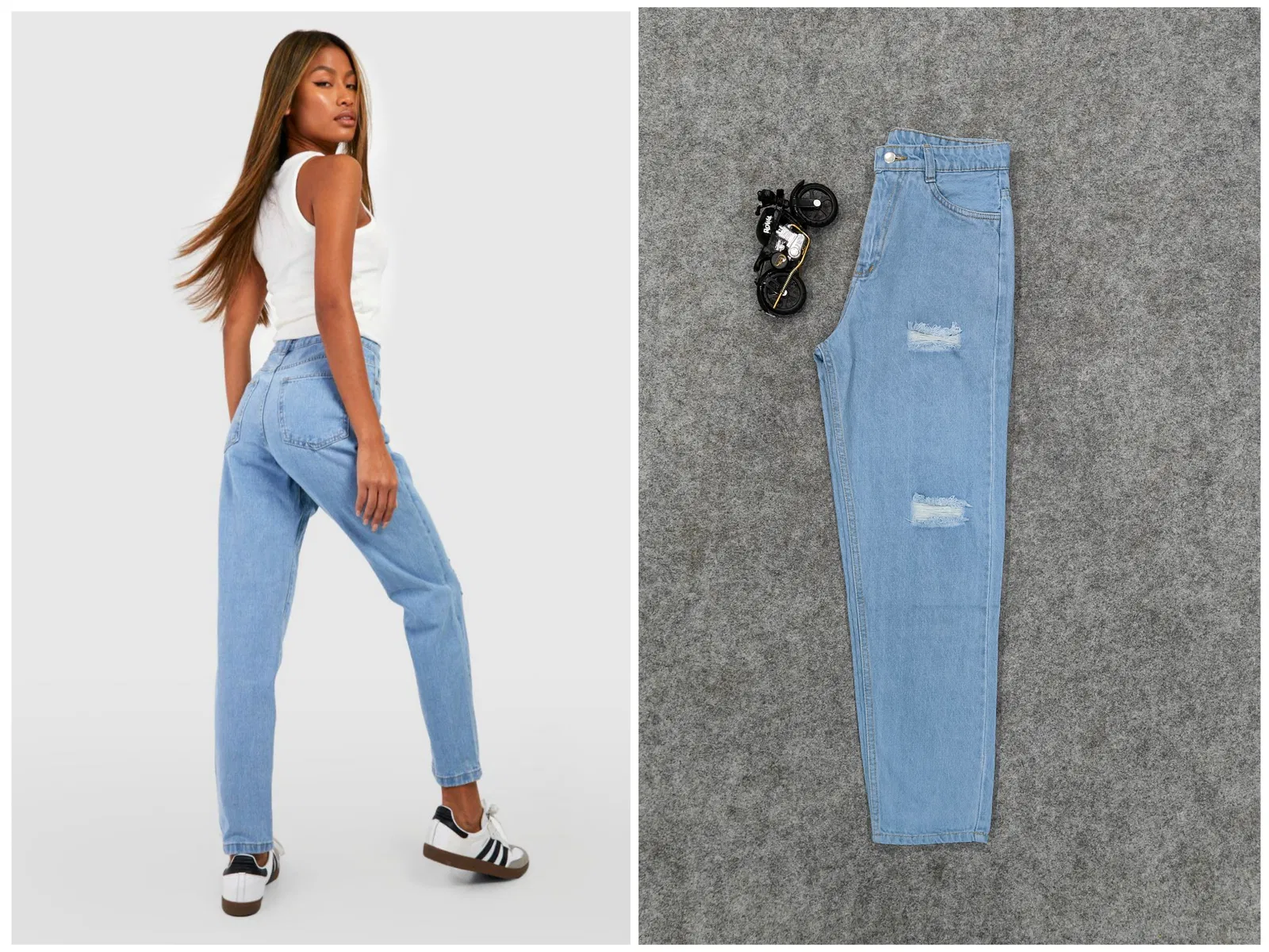 Vivda Western Funky Mom Fit Wholesale Jeans in India
 