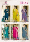 Diana Vol 2 By Woodee Fancy Viscose Kurti With Bottom Dupatta Wholesale Price In Surat
