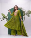 K 1074 By Naisha Roman Embroidery Kurti With Bottom Dupatta
