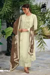 Floret By Sahiba Organza Silk Embroidery Wholesale Dress Material In India