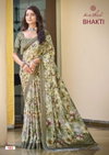 Bhakti By Kashvi Dull Moss Digital Printed Wholesale Daily Wear Saree In India