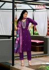 Mayree By Ossm Viscose Roman Silk Kurti With Bottom Dupatta Wholesalers In Surat
