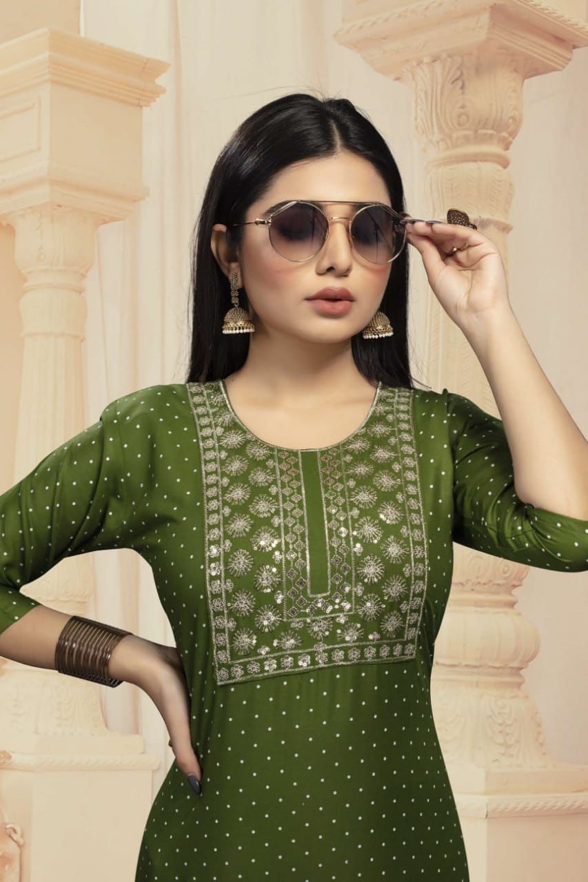 Beauty Queen Muskan 2 Casual Daily Wear Rayon Designer Kurti Collection