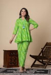 Naisha K 115 Cotton Lehariya Printed Co Ord Sets Suppliers In India