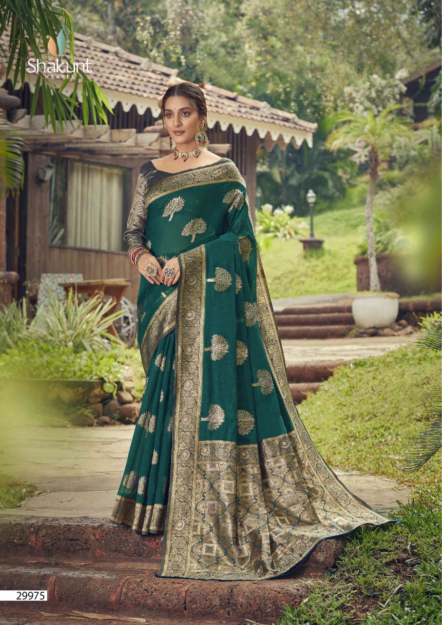 Shakunt Mangalmukhi Festive Wear Cotton Weaving Designer Saree Collection