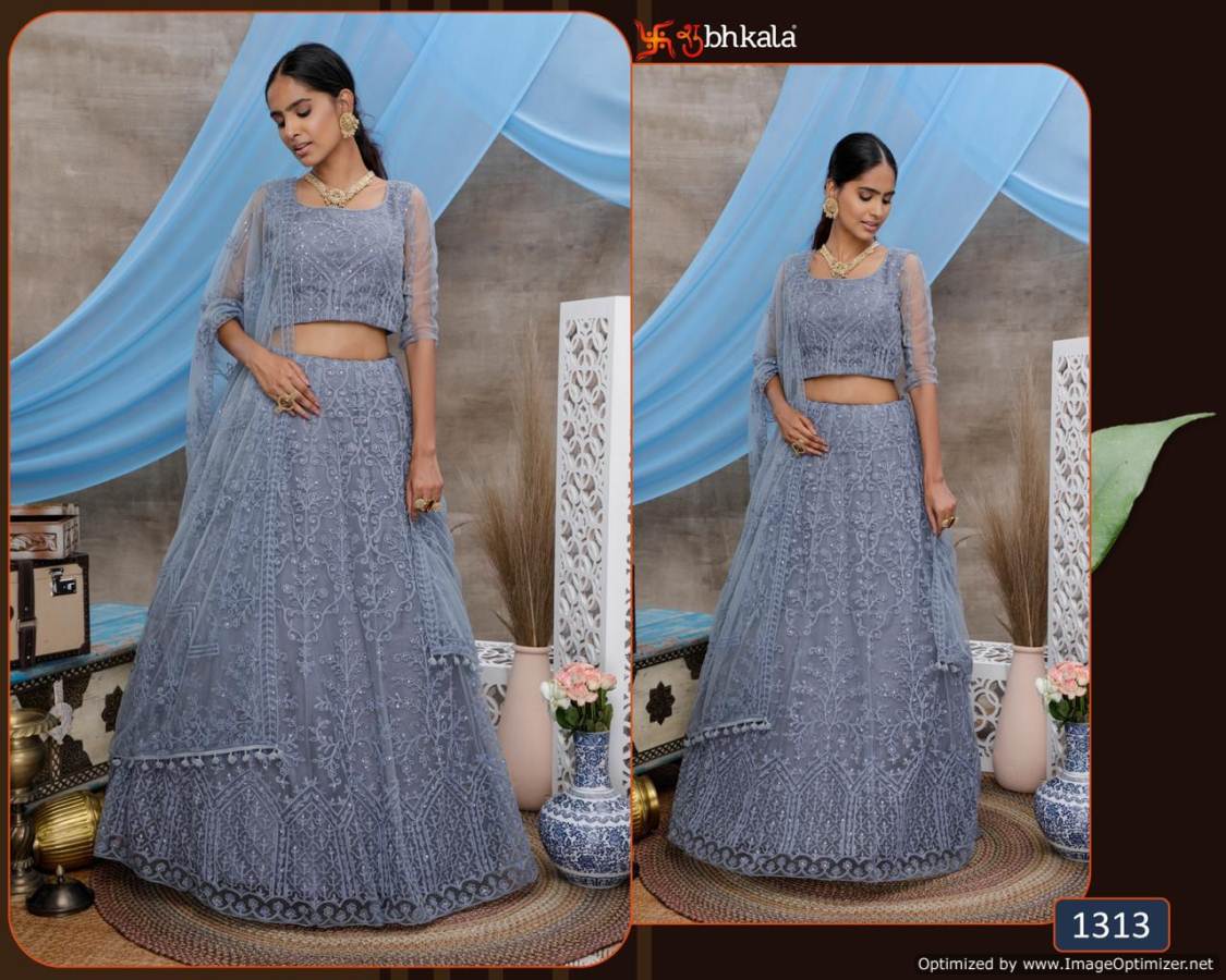 KF Bridesmaid Vol 6 Latest Designer Threads Embroidery Work With Stone Lehenga Collection 