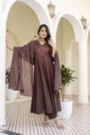 Naisha K 409 Cotton Stylish Neck Work Casual Wear Kurti With Pant Dupatta Wholesale Online