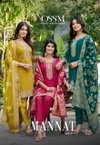 Mannat Vol 3 By Ossm Viscose Kurti With Bottom Dupatta Wholesalers In Surat
