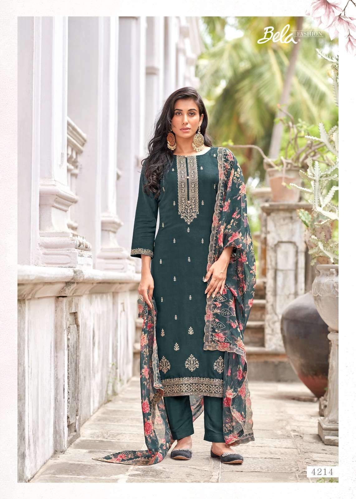 Almora Vol 2 By Bela Viscose Silk Dress Material Wholesale Clothing Distributors In India