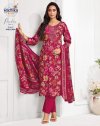 Parker Vol 3 By Radhika Jam Foil Print Kurti With Bottom Dupatta