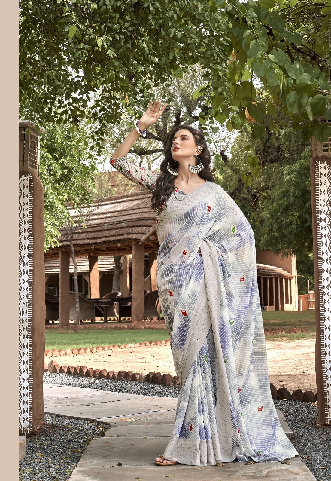 Ujala Vol 2 By Vallabhi Georgette Daily Wear Sarees Wholesale Market In Surat