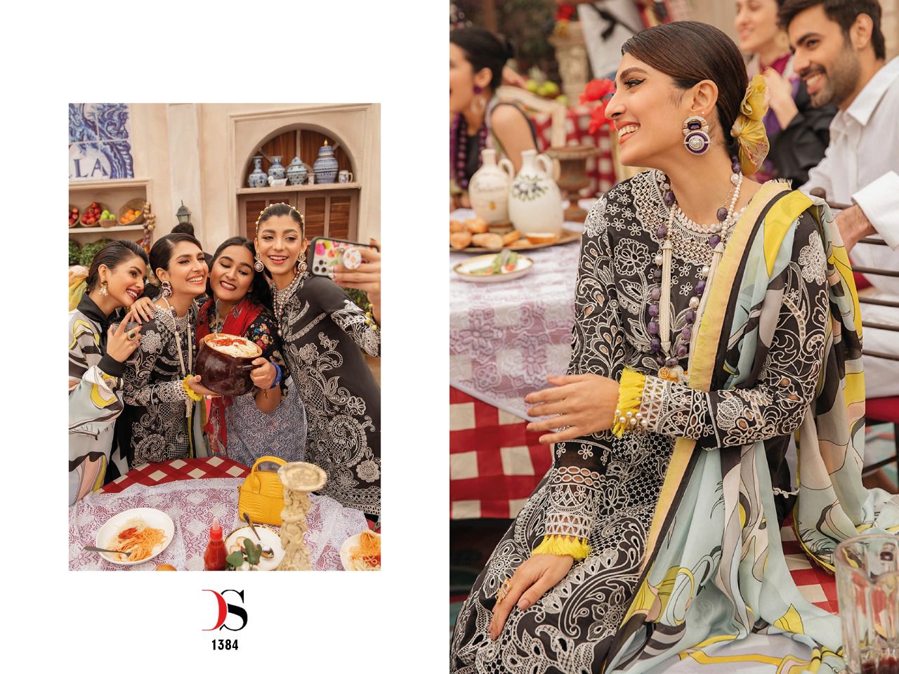 Deepsy Mushq Heavy Festive Wear Cotton Designer Pakistani Salwar Kameez