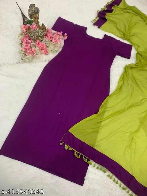 FG Rayon Kurtis With Dupatta Wholesale In India
