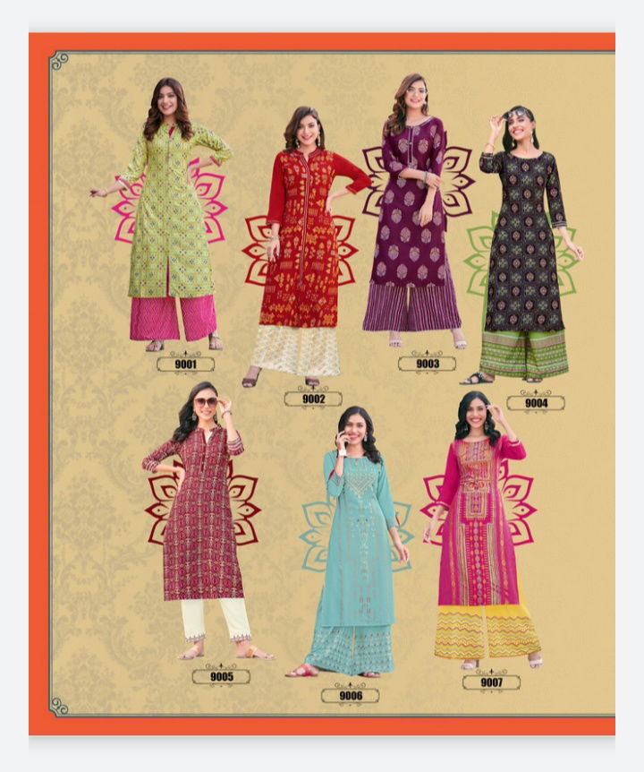 Bibas 9 Designer Fancy latest Designer Festive Wear Kurti With Bottom Collection
