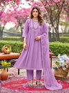 Naisha K 715 Mul Chanderi Manual Online Kurti With Bottom Dupatta Wholesale