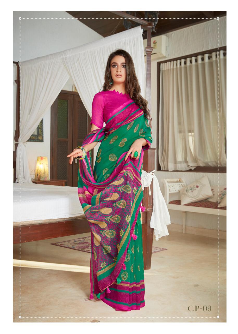 Siddharth Shinya Pattu Latest Designer Printed Saree Collection 