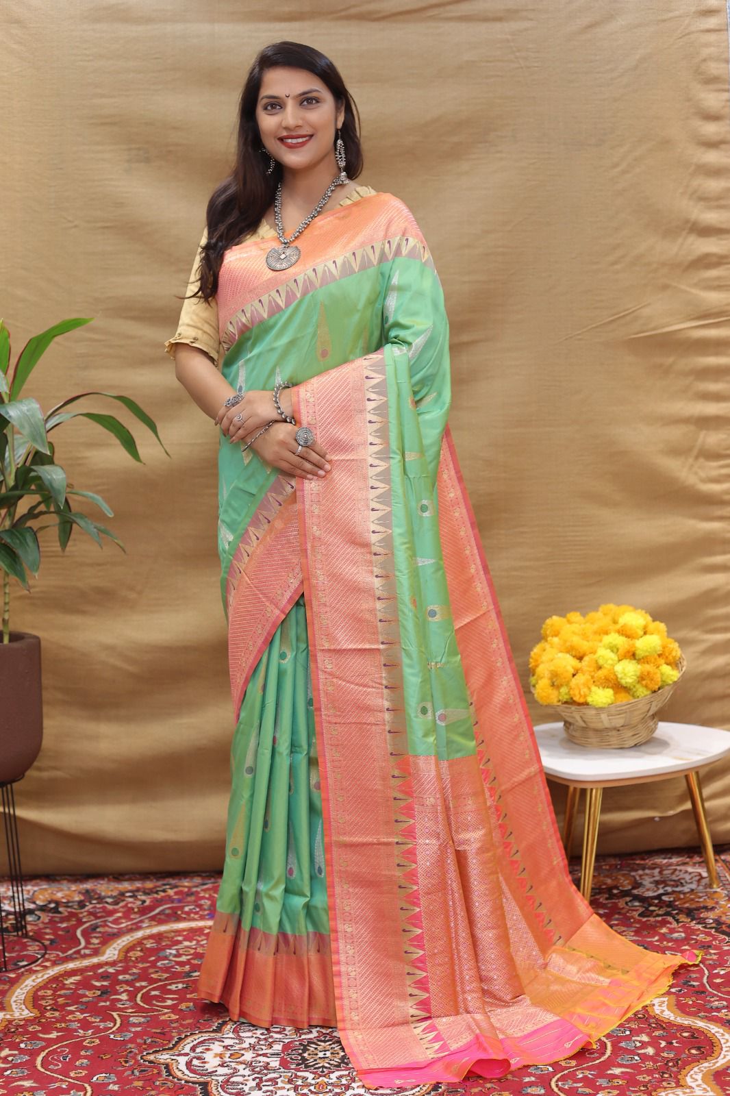 Policona Ratna Tilak Silk Sarees Catalog